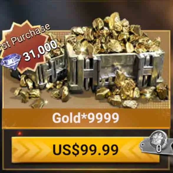 ゴールド 9999