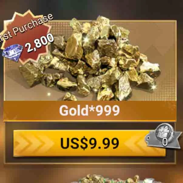 ゴールド 999